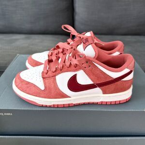 Nike Dunk Low Valentine's Day 2024 Red Pink Casual Sneakers Women's Size 6